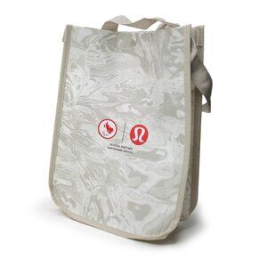 Lululemon Limited Edition Olympic Winter Marble Reusable Small Shopping Tote Bag